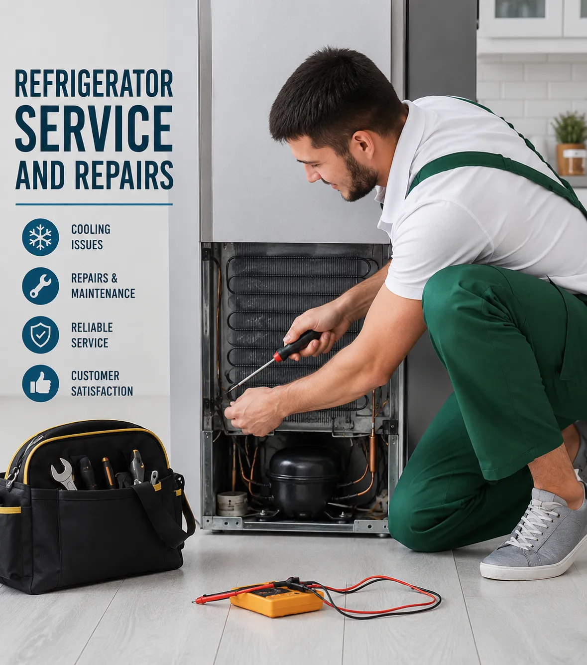Refrigerator Service and Repairs by CosmoAirCool: